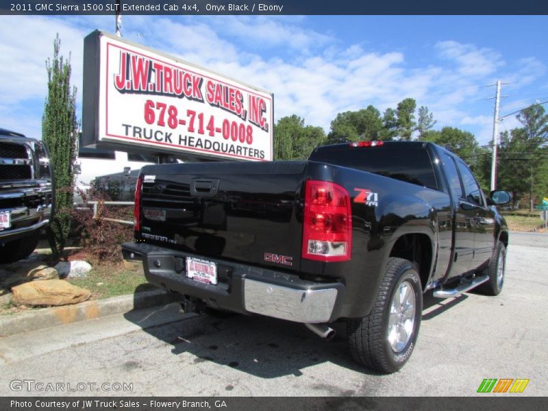 Onyx Black / Ebony 2011 GMC Sierra 1500 SLT Extended Cab 4x4
