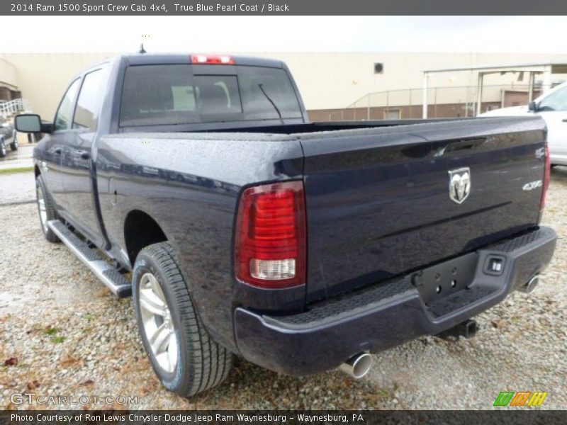 True Blue Pearl Coat / Black 2014 Ram 1500 Sport Crew Cab 4x4