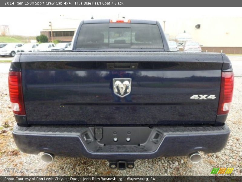 True Blue Pearl Coat / Black 2014 Ram 1500 Sport Crew Cab 4x4