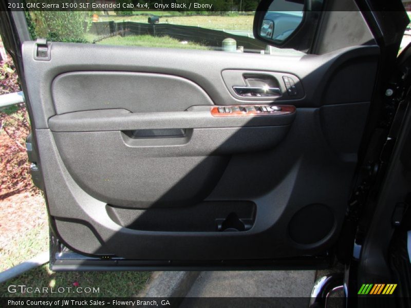 Onyx Black / Ebony 2011 GMC Sierra 1500 SLT Extended Cab 4x4