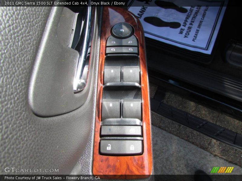 Onyx Black / Ebony 2011 GMC Sierra 1500 SLT Extended Cab 4x4