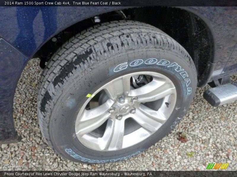 True Blue Pearl Coat / Black 2014 Ram 1500 Sport Crew Cab 4x4