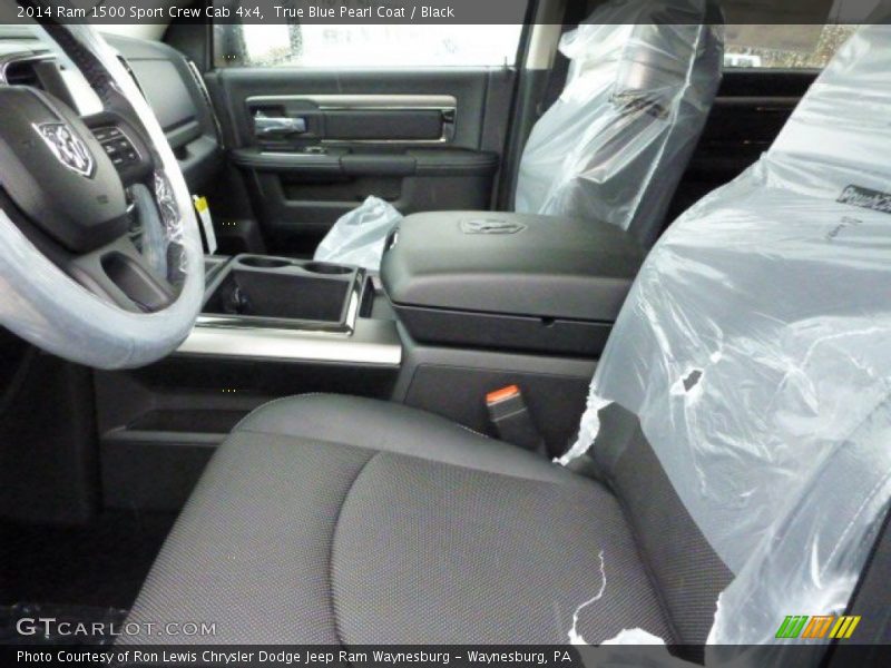 True Blue Pearl Coat / Black 2014 Ram 1500 Sport Crew Cab 4x4