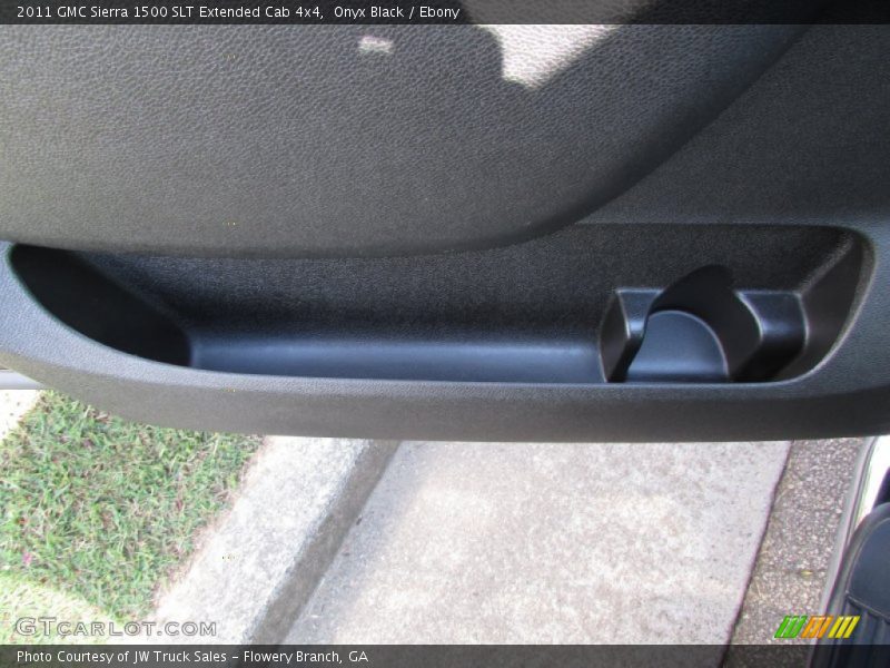 Onyx Black / Ebony 2011 GMC Sierra 1500 SLT Extended Cab 4x4