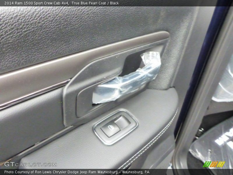 True Blue Pearl Coat / Black 2014 Ram 1500 Sport Crew Cab 4x4