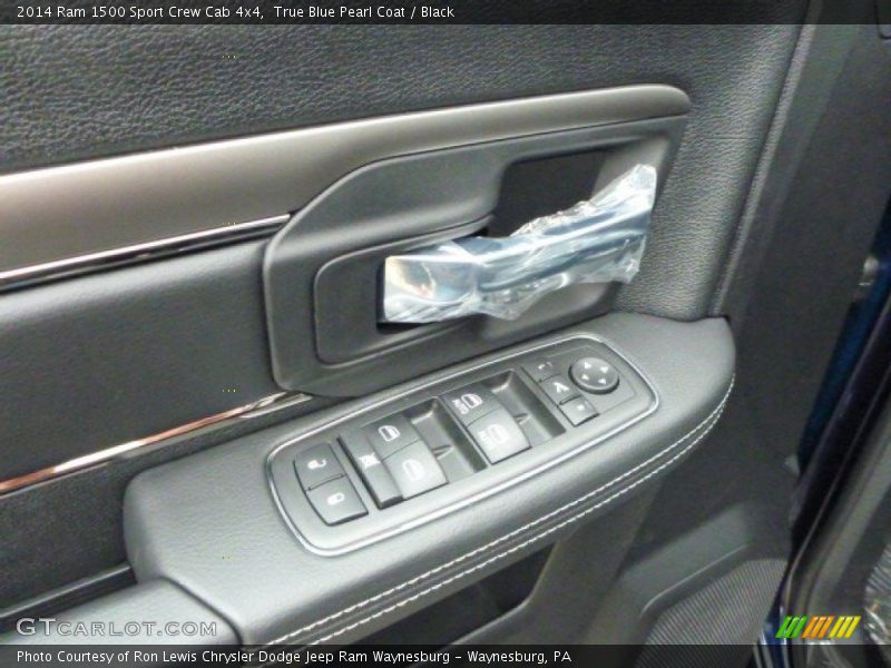 True Blue Pearl Coat / Black 2014 Ram 1500 Sport Crew Cab 4x4