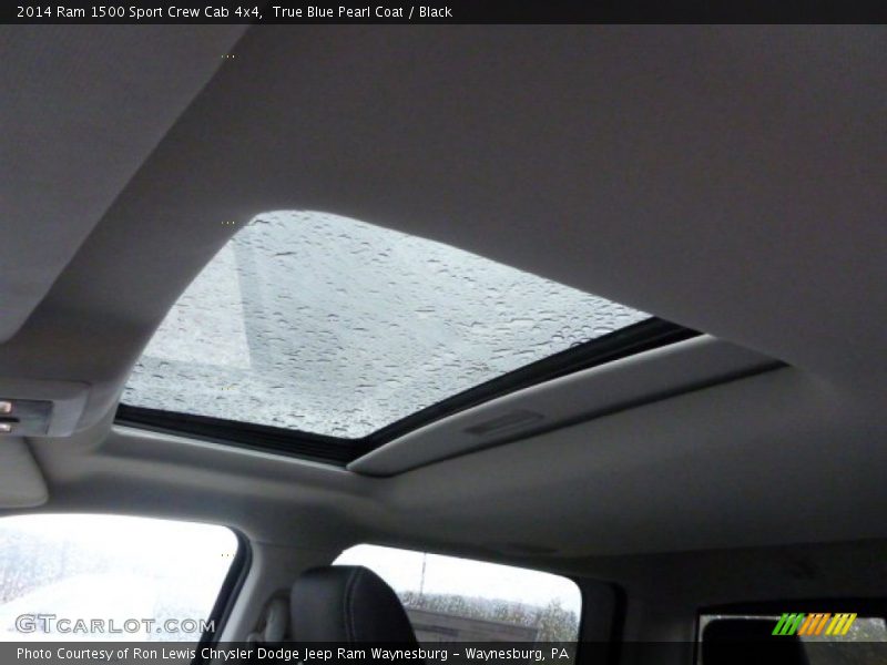 True Blue Pearl Coat / Black 2014 Ram 1500 Sport Crew Cab 4x4