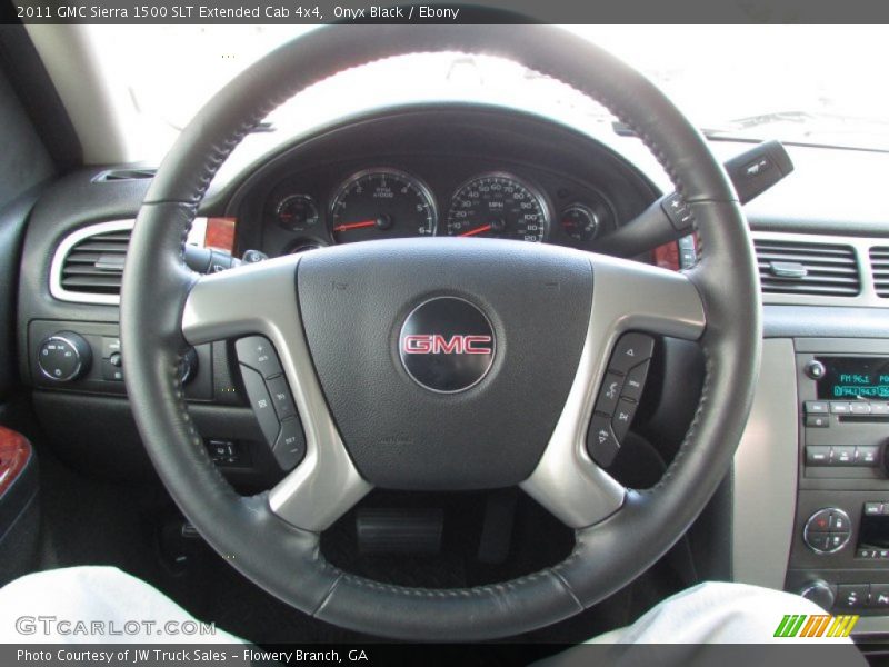 Onyx Black / Ebony 2011 GMC Sierra 1500 SLT Extended Cab 4x4