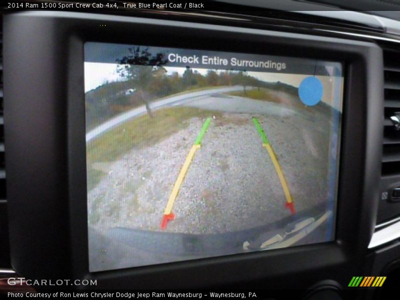True Blue Pearl Coat / Black 2014 Ram 1500 Sport Crew Cab 4x4