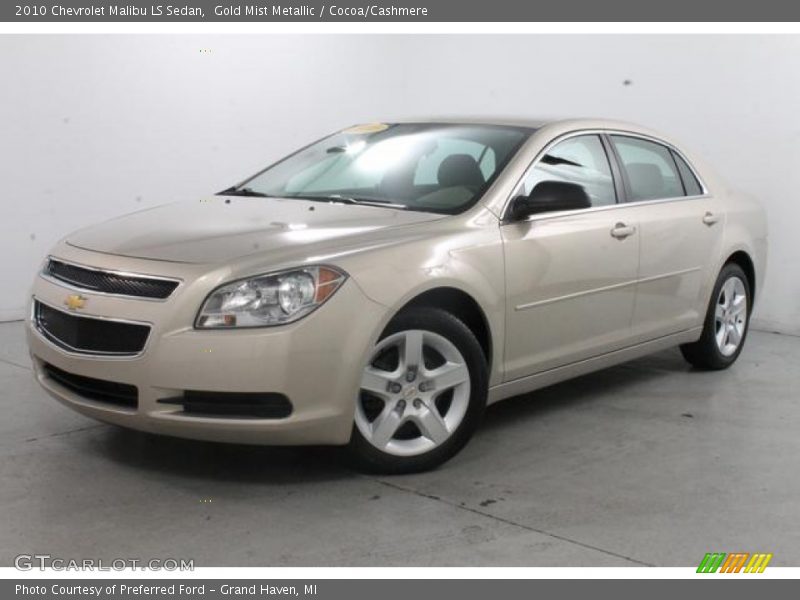Gold Mist Metallic / Cocoa/Cashmere 2010 Chevrolet Malibu LS Sedan