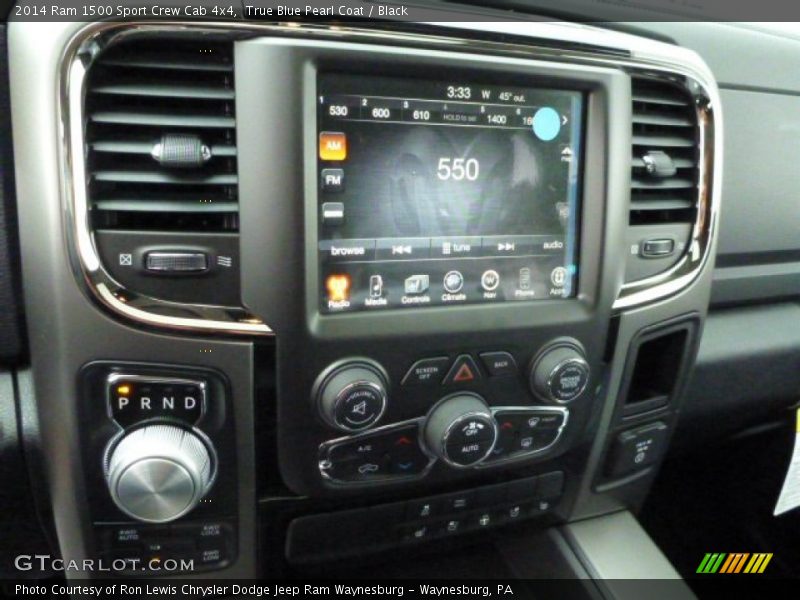 True Blue Pearl Coat / Black 2014 Ram 1500 Sport Crew Cab 4x4