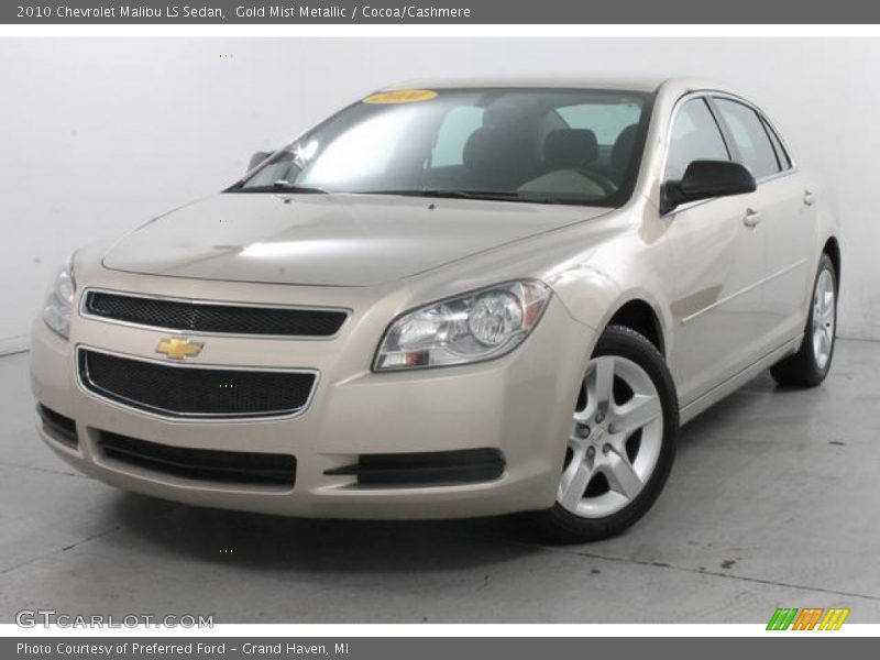 Gold Mist Metallic / Cocoa/Cashmere 2010 Chevrolet Malibu LS Sedan