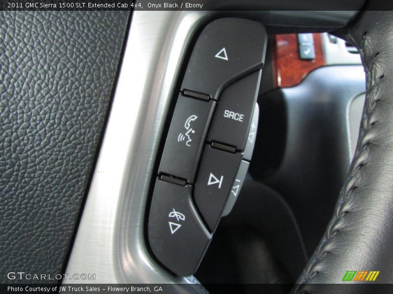 Onyx Black / Ebony 2011 GMC Sierra 1500 SLT Extended Cab 4x4