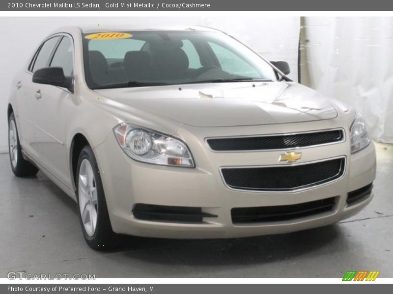 Gold Mist Metallic / Cocoa/Cashmere 2010 Chevrolet Malibu LS Sedan