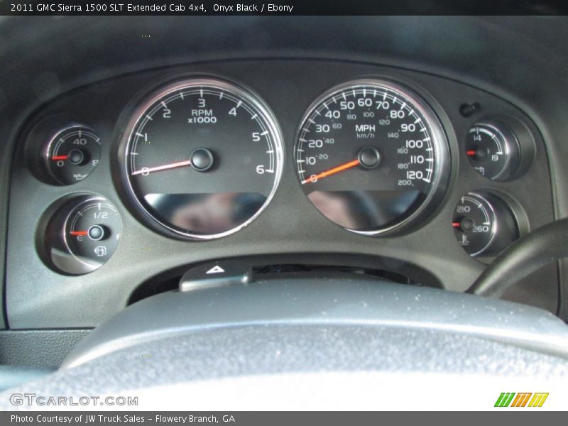 Onyx Black / Ebony 2011 GMC Sierra 1500 SLT Extended Cab 4x4