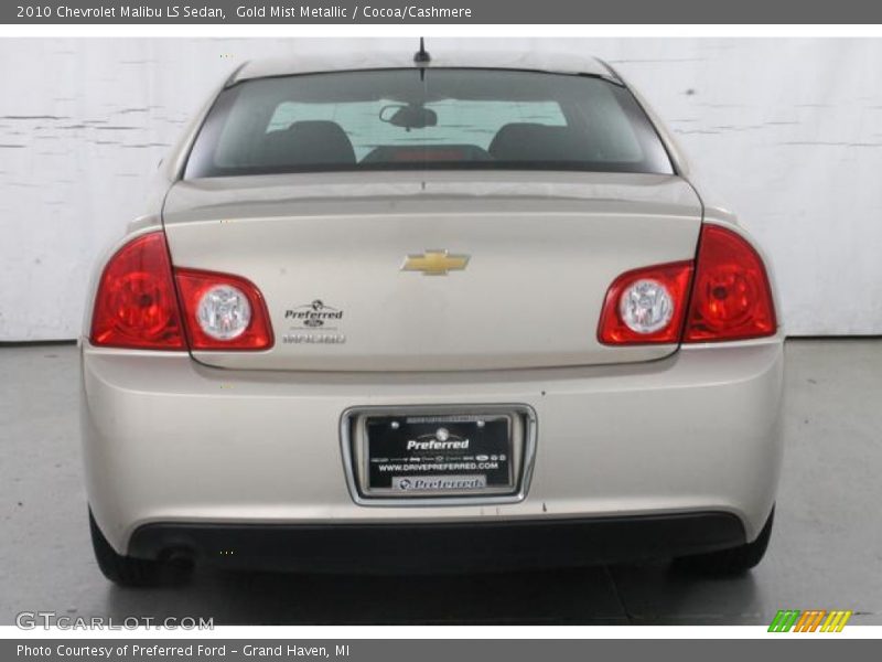 Gold Mist Metallic / Cocoa/Cashmere 2010 Chevrolet Malibu LS Sedan