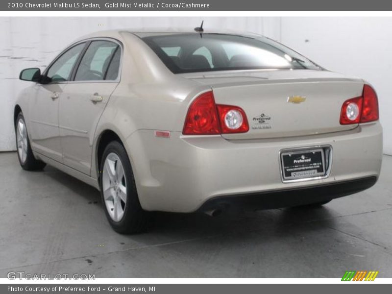 Gold Mist Metallic / Cocoa/Cashmere 2010 Chevrolet Malibu LS Sedan