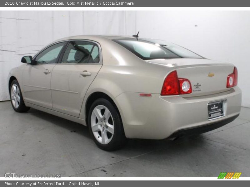 Gold Mist Metallic / Cocoa/Cashmere 2010 Chevrolet Malibu LS Sedan