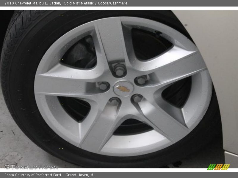 Gold Mist Metallic / Cocoa/Cashmere 2010 Chevrolet Malibu LS Sedan