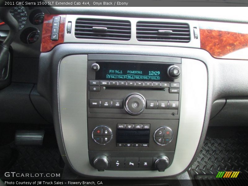 Onyx Black / Ebony 2011 GMC Sierra 1500 SLT Extended Cab 4x4