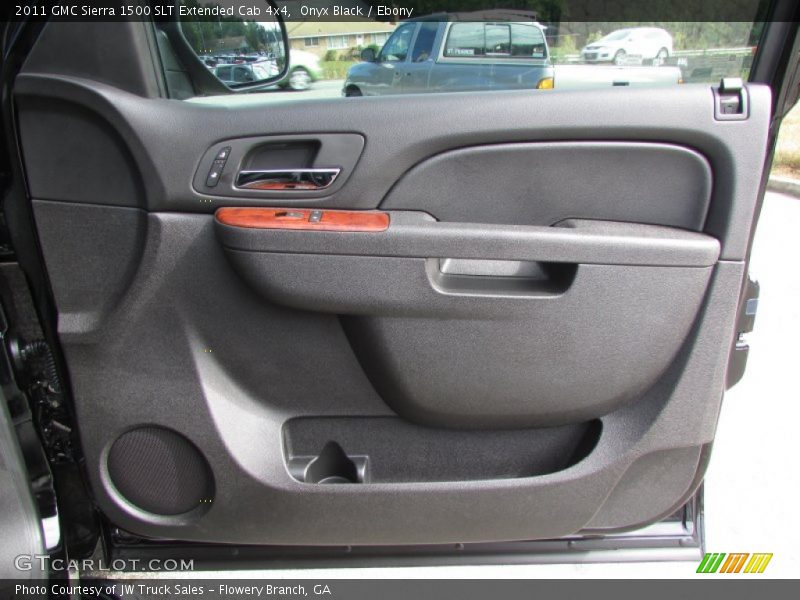 Onyx Black / Ebony 2011 GMC Sierra 1500 SLT Extended Cab 4x4