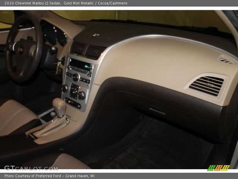 Gold Mist Metallic / Cocoa/Cashmere 2010 Chevrolet Malibu LS Sedan