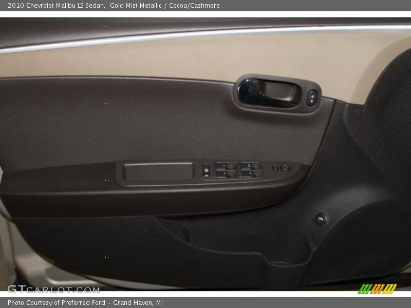 Gold Mist Metallic / Cocoa/Cashmere 2010 Chevrolet Malibu LS Sedan