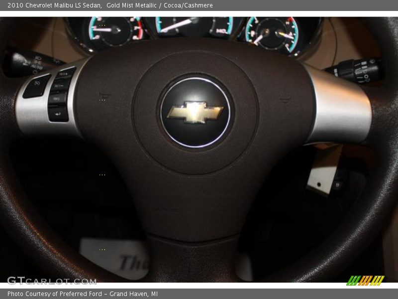 Gold Mist Metallic / Cocoa/Cashmere 2010 Chevrolet Malibu LS Sedan