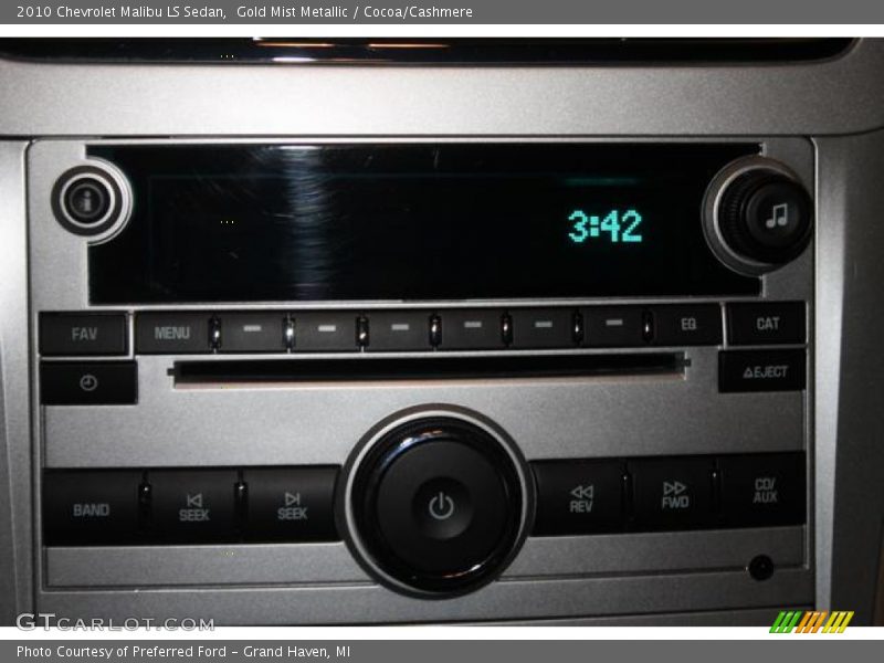 Gold Mist Metallic / Cocoa/Cashmere 2010 Chevrolet Malibu LS Sedan