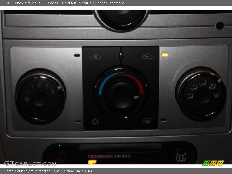 Gold Mist Metallic / Cocoa/Cashmere 2010 Chevrolet Malibu LS Sedan