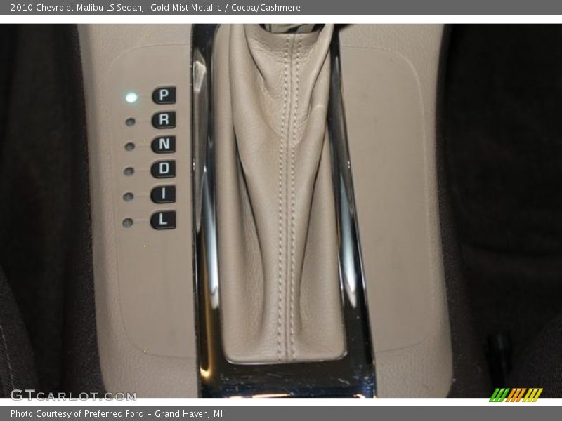 Gold Mist Metallic / Cocoa/Cashmere 2010 Chevrolet Malibu LS Sedan