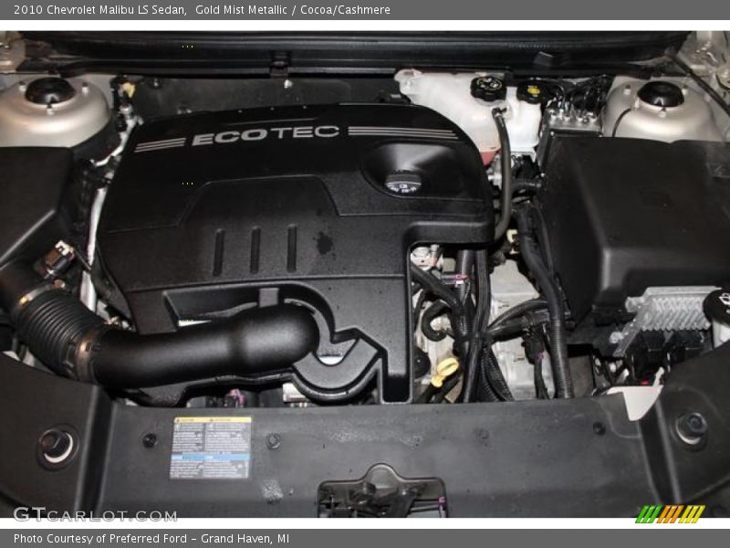 Gold Mist Metallic / Cocoa/Cashmere 2010 Chevrolet Malibu LS Sedan