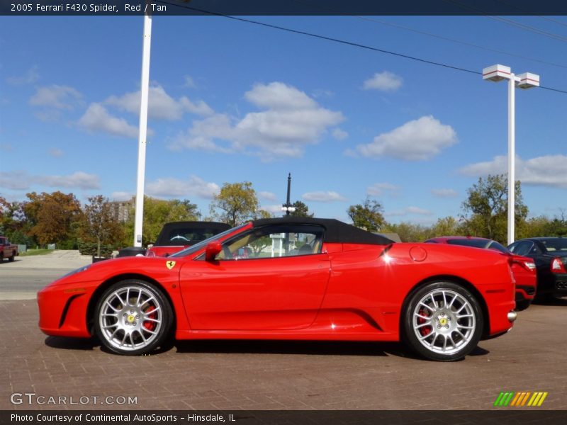  2005 F430 Spider Red