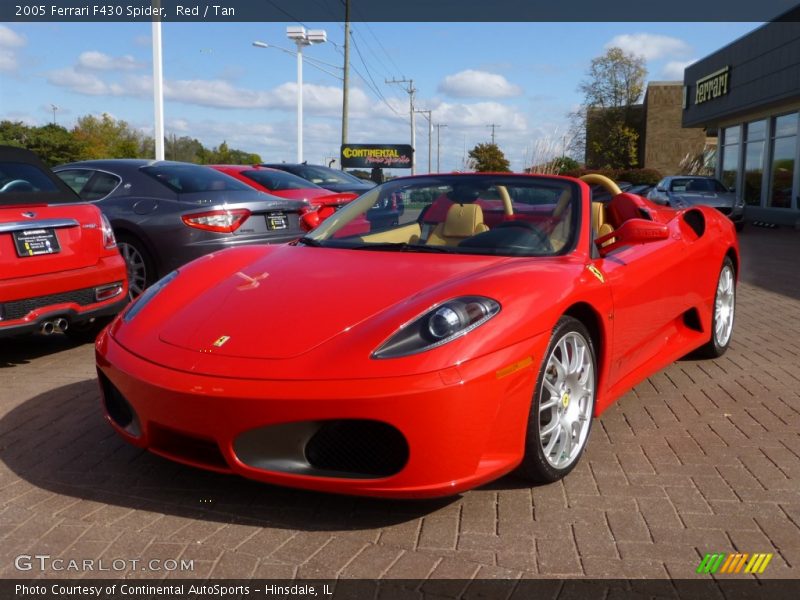 Front 3/4 View of 2005 F430 Spider