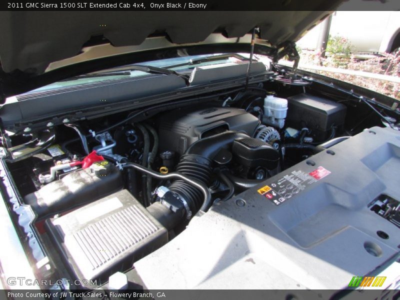Onyx Black / Ebony 2011 GMC Sierra 1500 SLT Extended Cab 4x4