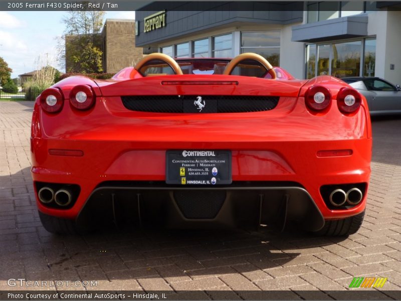 Red / Tan 2005 Ferrari F430 Spider
