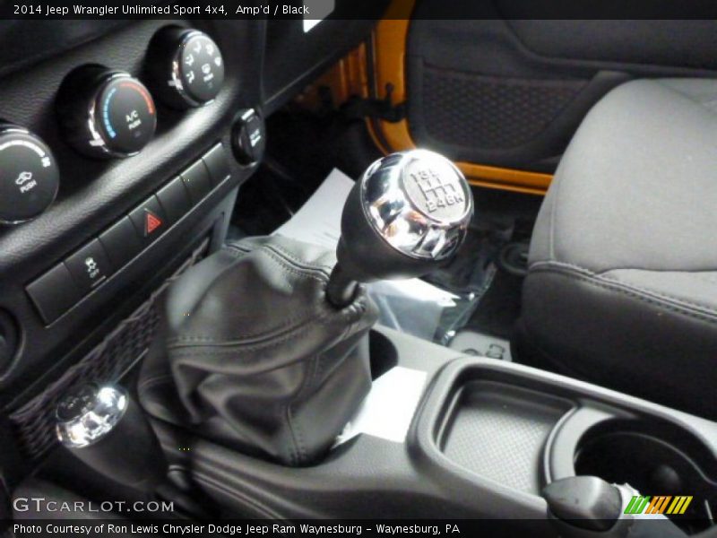  2014 Wrangler Unlimited Sport 4x4 6 Speed Manual Shifter