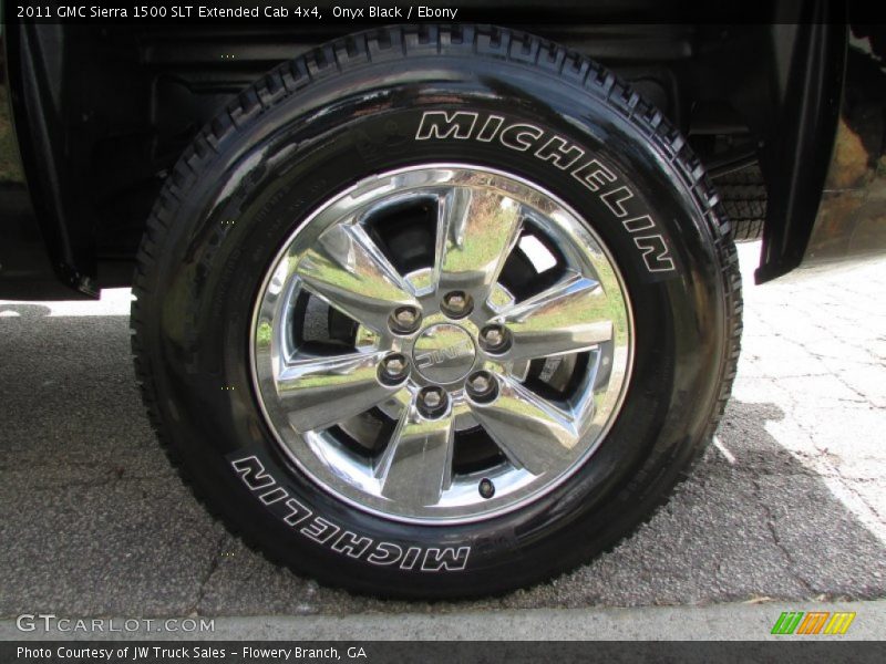 Onyx Black / Ebony 2011 GMC Sierra 1500 SLT Extended Cab 4x4