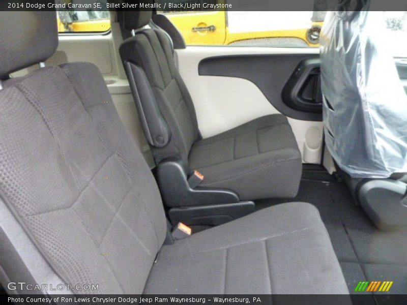 Billet Silver Metallic / Black/Light Graystone 2014 Dodge Grand Caravan SE