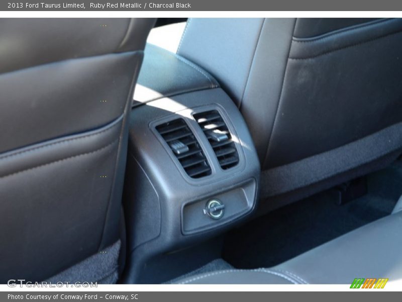 Ruby Red Metallic / Charcoal Black 2013 Ford Taurus Limited