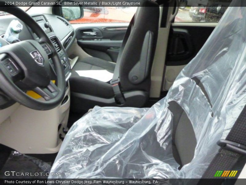 Billet Silver Metallic / Black/Light Graystone 2014 Dodge Grand Caravan SE