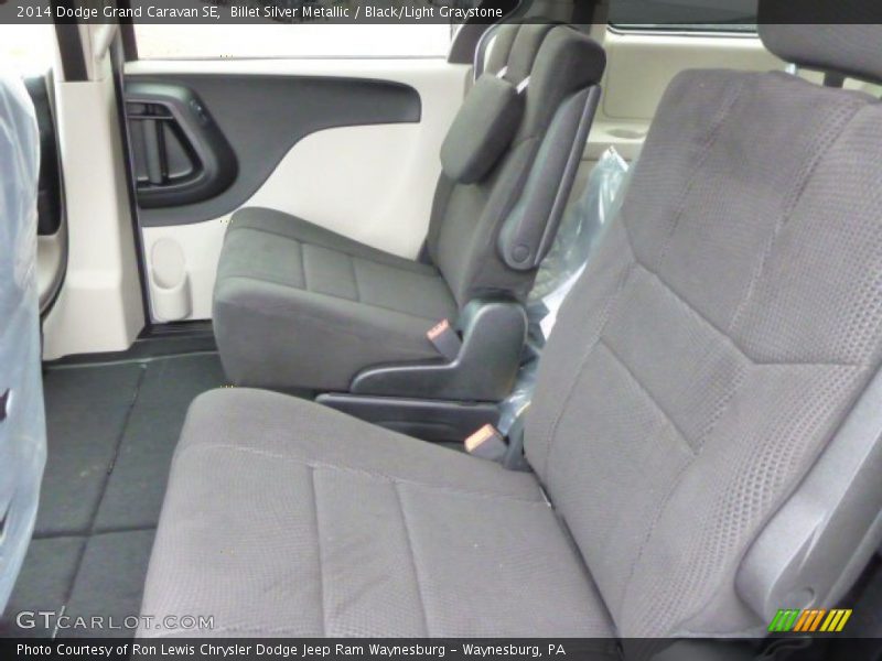 Billet Silver Metallic / Black/Light Graystone 2014 Dodge Grand Caravan SE