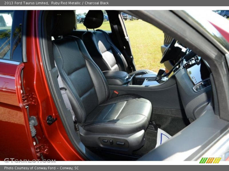 Ruby Red Metallic / Charcoal Black 2013 Ford Taurus Limited