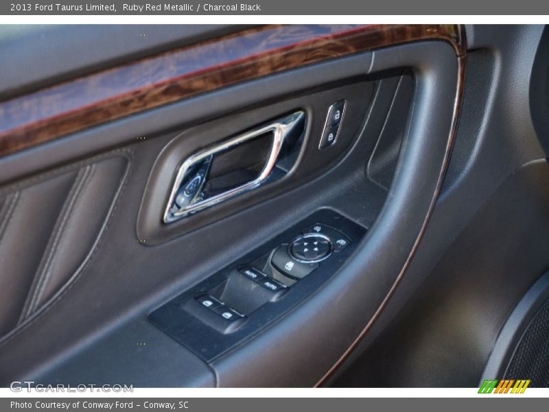 Ruby Red Metallic / Charcoal Black 2013 Ford Taurus Limited