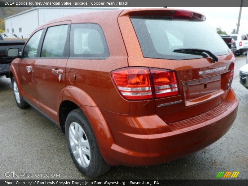 Copper Pearl / Black 2014 Dodge Journey Amercian Value Package