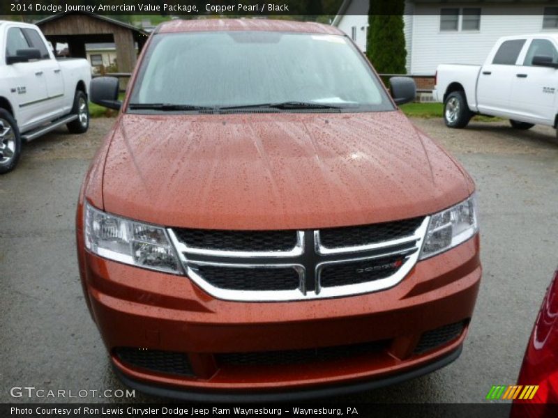 Copper Pearl / Black 2014 Dodge Journey Amercian Value Package