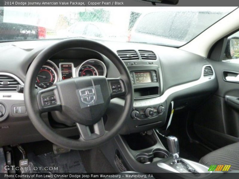 Copper Pearl / Black 2014 Dodge Journey Amercian Value Package