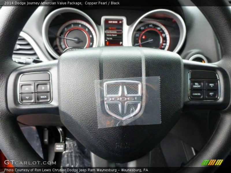 Copper Pearl / Black 2014 Dodge Journey Amercian Value Package
