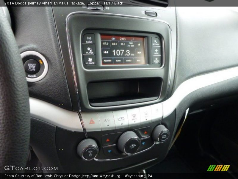 Copper Pearl / Black 2014 Dodge Journey Amercian Value Package