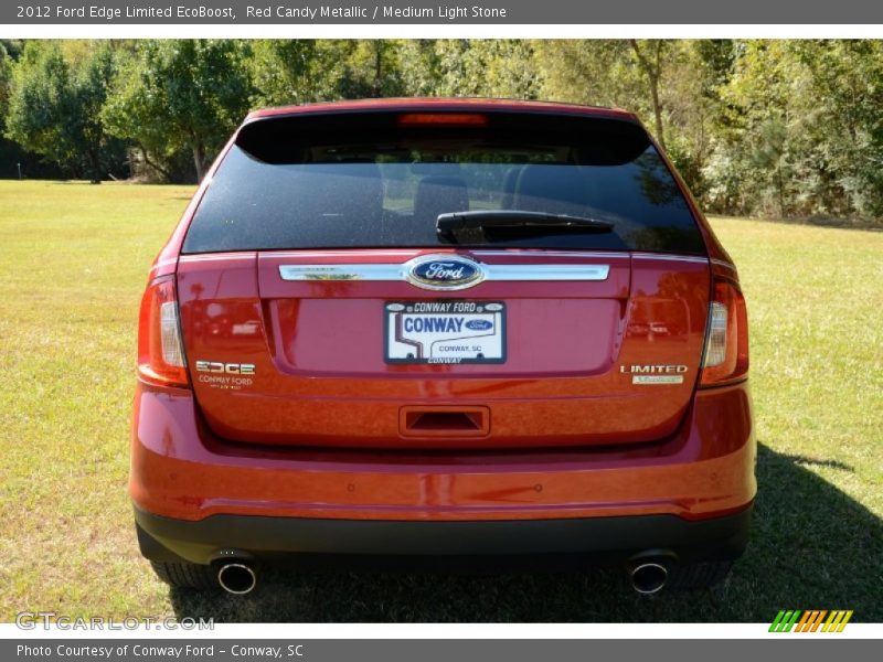 Red Candy Metallic / Medium Light Stone 2012 Ford Edge Limited EcoBoost